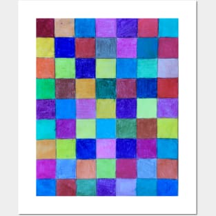 Color Squares Posters and Art